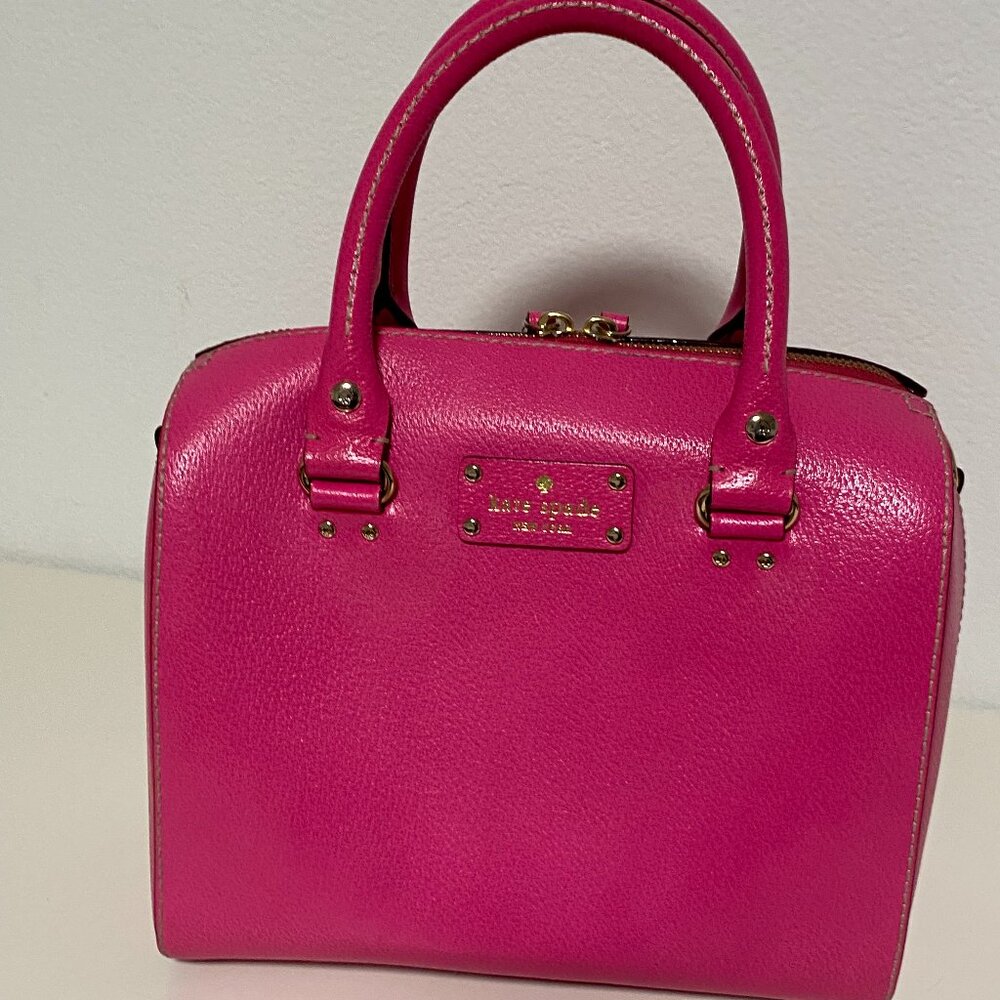 small Kate Spade leather handbag pink